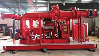 开年狂飙！三业第一台箱式一体化柴油消防泵成功下线