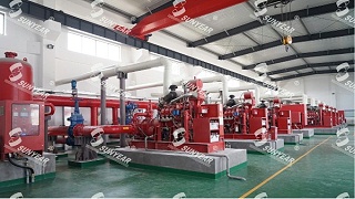 三业科技11套消防自吸泡沫泵在连云港赣榆港区的运用