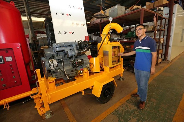 柴油机排涝泵车 