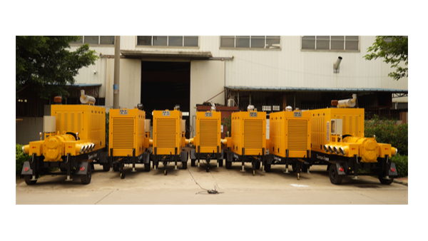 阳江水务局验收我司排水拖车