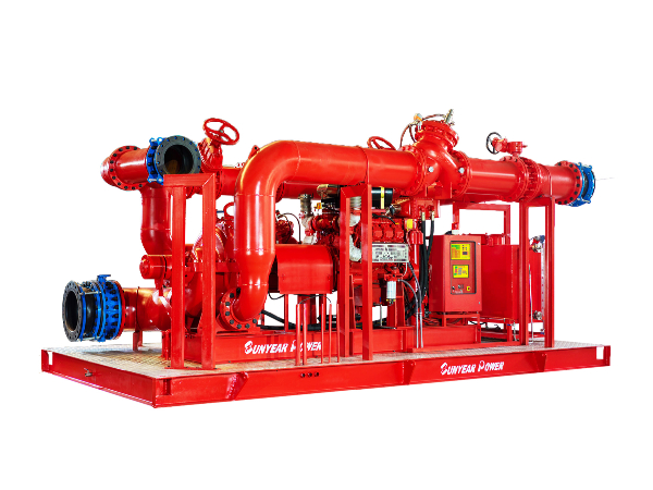 货柜式柴油机消防泵组 货柜式柴油机消防泵组