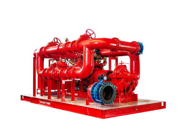 货柜式柴油机消防泵组 货柜式柴油机消防泵组