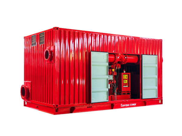 货柜式柴油机消防泵组 货柜式柴油机消防泵组