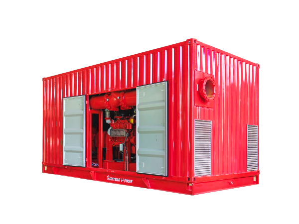 货柜式柴油机消防泵组 货柜式柴油机消防泵组