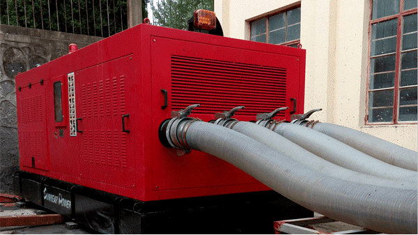 三业科技大流量箱式防汛排涝泵站应用光伏发电项目